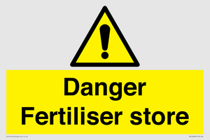 Danger Fertiliser store